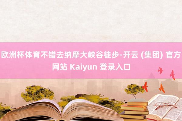 欧洲杯体育不错去纳摩大峡谷徒步-开云 (集团) 官方网站 Kaiyun 登录入口