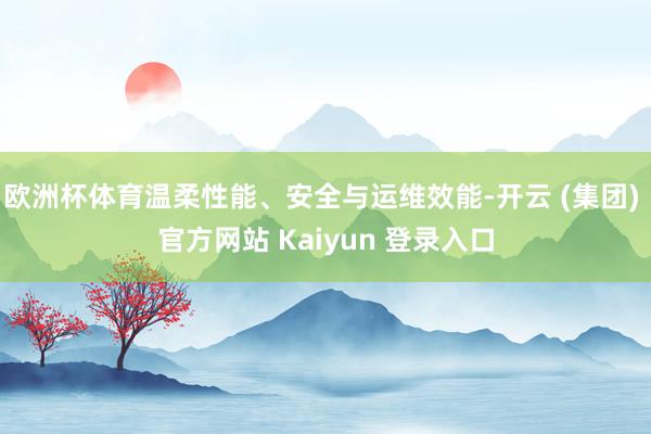 欧洲杯体育温柔性能、安全与运维效能-开云 (集团) 官方网站 Kaiyun 登录入口